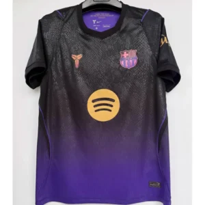 Barcelona Special Edition tröja svart och lila 2026/27 med eget namn och nummer, framsida