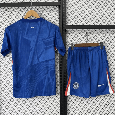 Chelsea hemmatröja 2026 barn med eget namn och nummer tryck