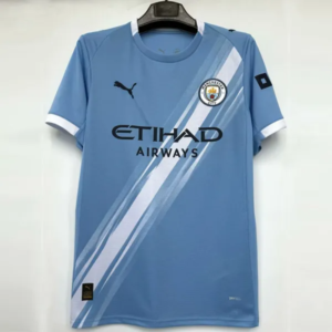 Manchester City hemmatröja vuxen 2026 matchtröja med eget namn och nummer tryck
