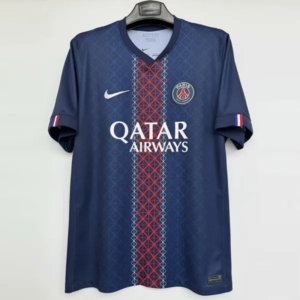 PSG hemmatröja vuxen 2026 matchtröja med eget namn och nummer tryck