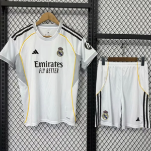 Real Madrid hemmatröja 2026 barn med eget namn och nummer tryck