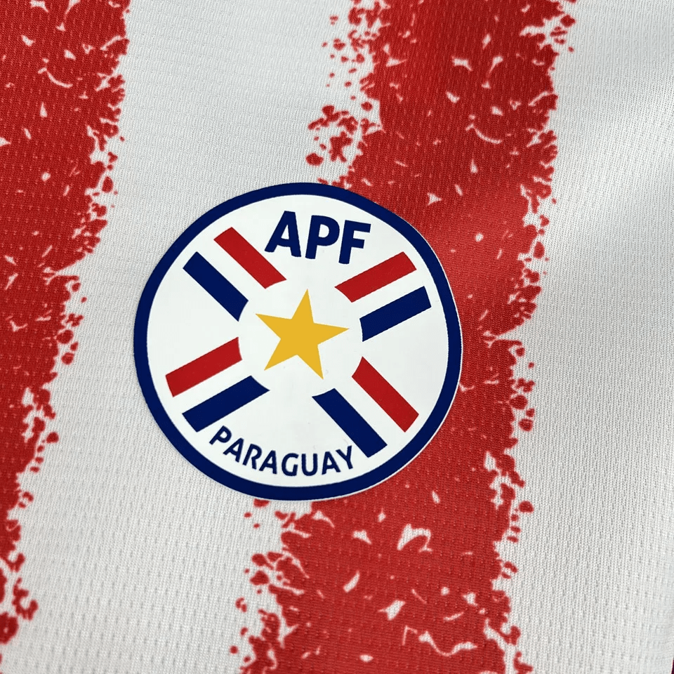 Paraguay hemmatröja VM 2026 med eget namn och nummer tryck