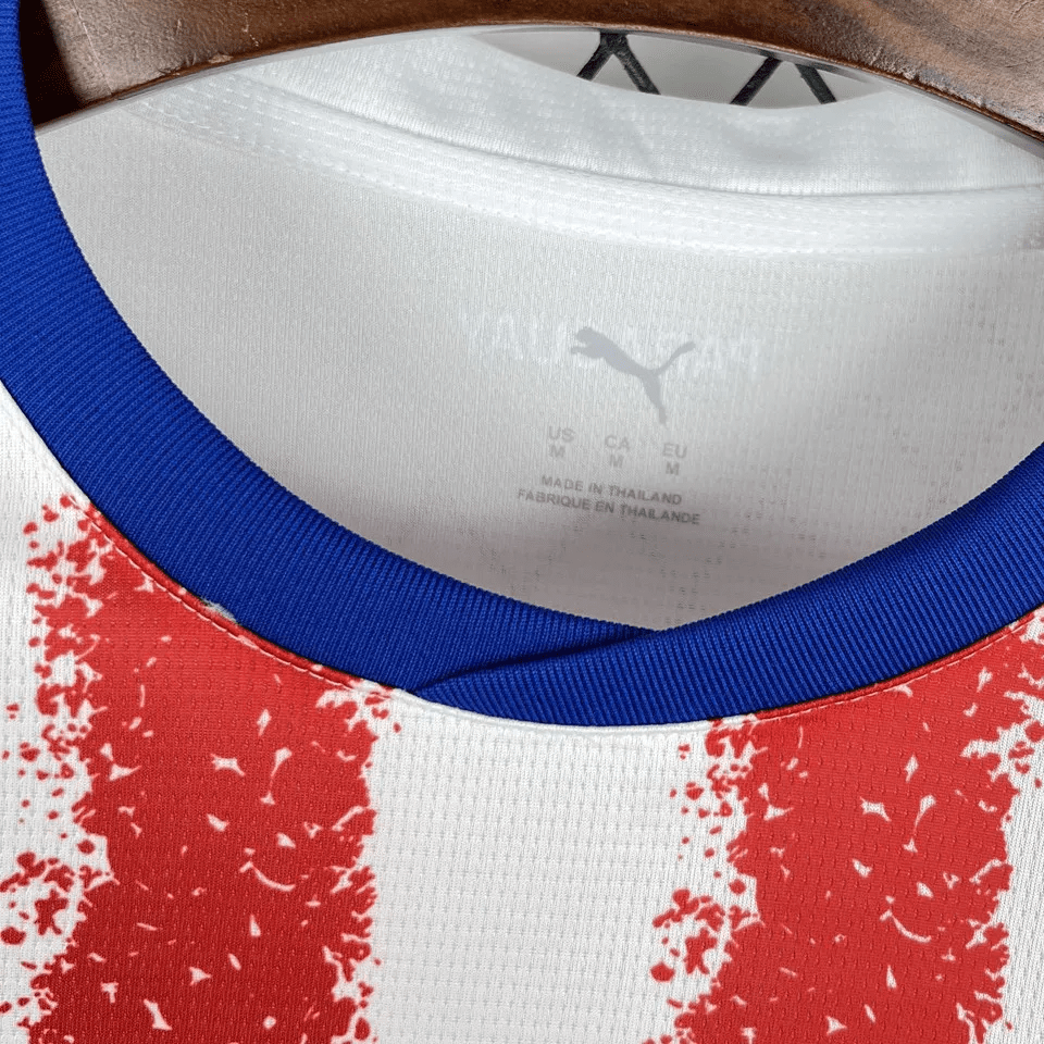 Paraguay hemmatröja VM 2026 med eget namn och nummer tryck