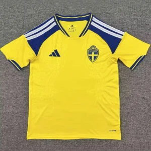 Sveriges hemmatröja VM 2026 framsida – eget namn och nummer