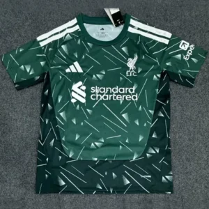 Liverpool målvaktströja grön 2026/27 med eget namn och nummer, framsida
